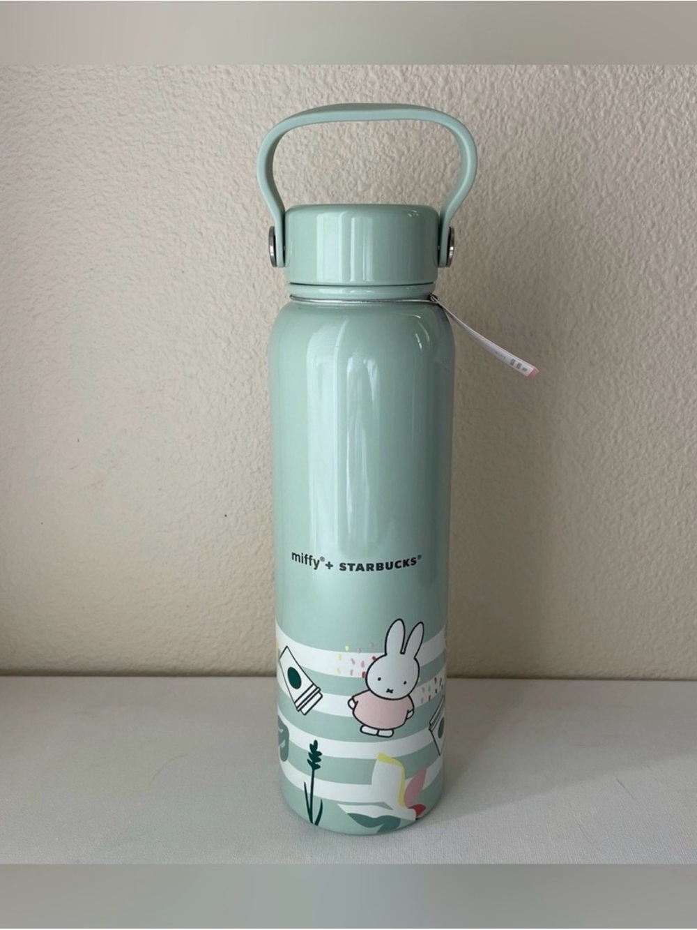 Starbucks Mint Green Miffy Stainless Bottle